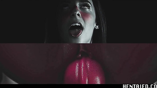 Real Life Manga porn - Anime Desire SciFi Solo Dame Railing Fake penis Ahegao Gooning Internal cumshot