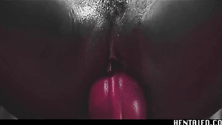 Real Life Manga porn - Anime Desire SciFi Solo Dame Railing Fake penis Ahegao Gooning Internal cumshot