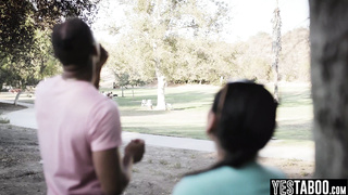 Homeless stalker witness Latina COUGAR ravage