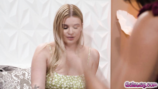 Blondes Plaything Surprise Turns Lezzie