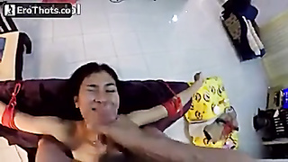Queen plaything facial cumshot