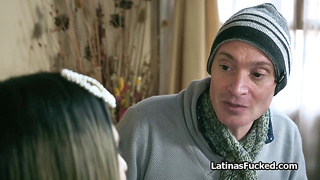 Wifes not home time to plumb this spicy giant hooter Latina