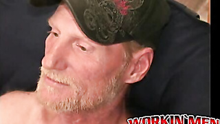 Uber-sexy elderly fellows jacking off and luving a raw oral job