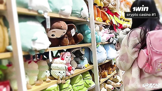 Super-cute Phat ass white girl Gal Receiving a Plush Plaything and Thanking Her with Her Beaver [free-for-all Sc...