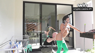 “im Coming Afterward Today, I Love You” - Hotwife Housemaid Pulverizes the Manager