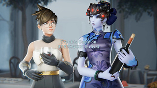 Last Gang-fuck for Bride Ashe before Weeding (THREE DIMENSIONAL Realistic Gameplay)