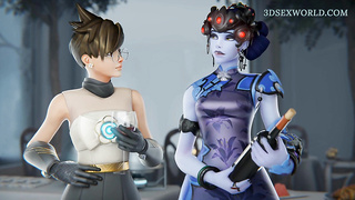 Last Gang-fuck for Bride Ashe before Weeding (THREE DIMENSIONAL Realistic Gameplay)