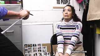 Pilfer ejaculates cherry for security guard