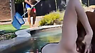 Amouranth and the pool man