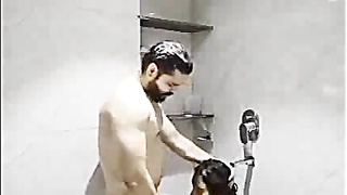 Indian Slender Lady Rock hard Nailing