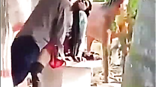 Nice Indian Mal Shagging OutDoor