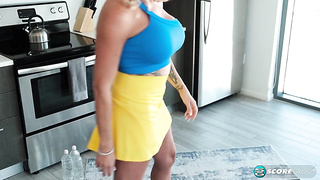 Wifey And COUGAR Bella Lexi Drills Her Private Trainer - Bella towheaded