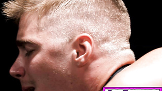 Blondie lad groomed and bumfuck plowed!