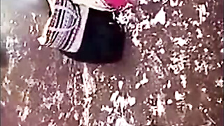 Stunning Indian Boudi Ridding Bone and Smashing