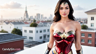 Wonder Girl Ultra-cutie Keeps Lovemaking Mood Sleek-AI