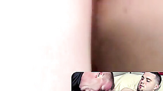 Smallish Man With His Batty boy Homie Throating His Stiffy And Jizm With Enlivenment