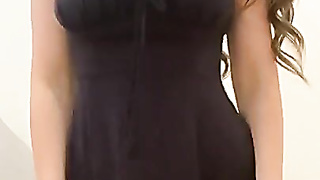 Rose Hart Black Sundress Breasts Taunt Movie Leaked