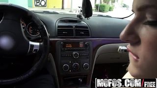 Mofos - Stranded Teenage Dixie Belle gives some Head in the Camper