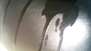 Tied Gal with Ball Gag gets Muddy