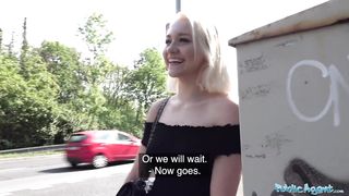 Public Agent Blondie Teenie Marilyn Sugar Poked in the Forest