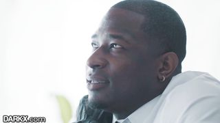 DarkX Ginormous Melon Blond is Wooed to Nail her BIG BLACK COCK Coworker