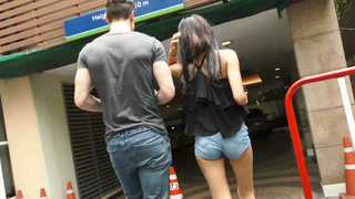 Insane Thai amateur call girl motel pulverize