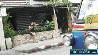 Insane Thai amateur call girl motel pulverize