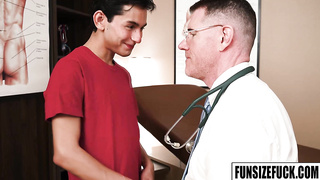 Medic Plows Lad Patient