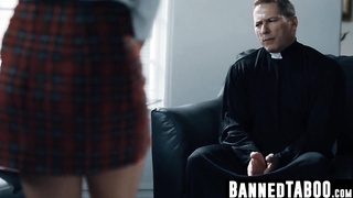 Gia Derza's sanctified church altar gang-bang