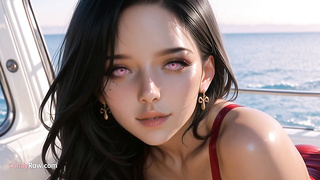 Yacht Seductress Chinese Taunts Manhood
