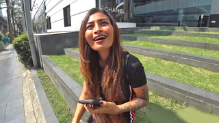 Chesty but diminutive Thai COUGAR amateur intercourse