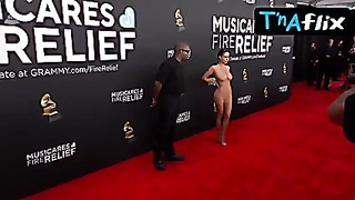 Bianca Censori Funbags, Undergarments Sequence in Bianca Censori Cool In The Grammy Awards