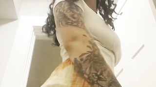 Punk female won't stop dirty dancing for you