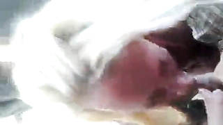 Blondie Grandmother Choking in truck