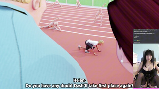 Elastigirl treats a humungous girthy dinky