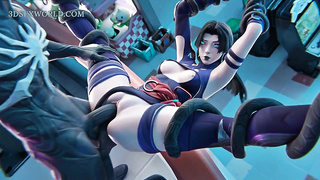 The Misunderstanding: Psylocke X Venom (THREE DIMENSIONAL Anime Pornography)