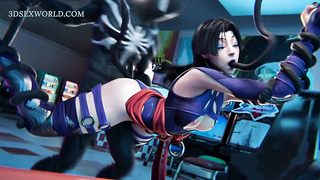 The Misunderstanding: Psylocke X Venom (THREE DIMENSIONAL Anime Pornography)