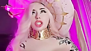 Bishoujomom Milfy Witch Plow Her Lubed Up Funbags With A Immense Harsh Knob