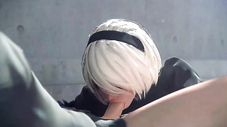 9S X 2B On A Sensational Mission THREE DIMENSIONAL Manga porn Uncensored