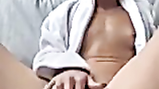 Open bathrobe gash have fun with PantyNectar
