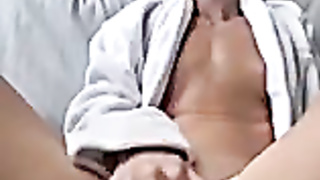 Open bathrobe gash have fun with PantyNectar