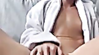 Open bathrobe gash have fun with PantyNectar