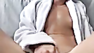 Open bathrobe gash have fun with PantyNectar