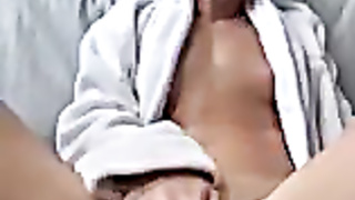 Open bathrobe gash have fun with PantyNectar