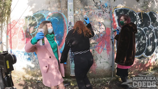 Graffiti Dolls Bare Burst Painting