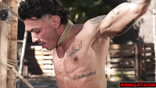 WTF! Cowboy Handles Encaged Boy Like a Wild Beast!