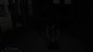 Devon Michaels rails the sybian saddle