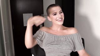 Having joy with a wonderful school nymph