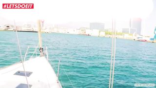 Insane Spanish dark-haired is having her very first SADISM & MASOCHISM practice on a yacht and loving it a plenty of