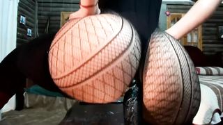 Ideal Rump Teenage in Fabulous Underwear Railing Good-Sized Dark-Hued Fuck Stick